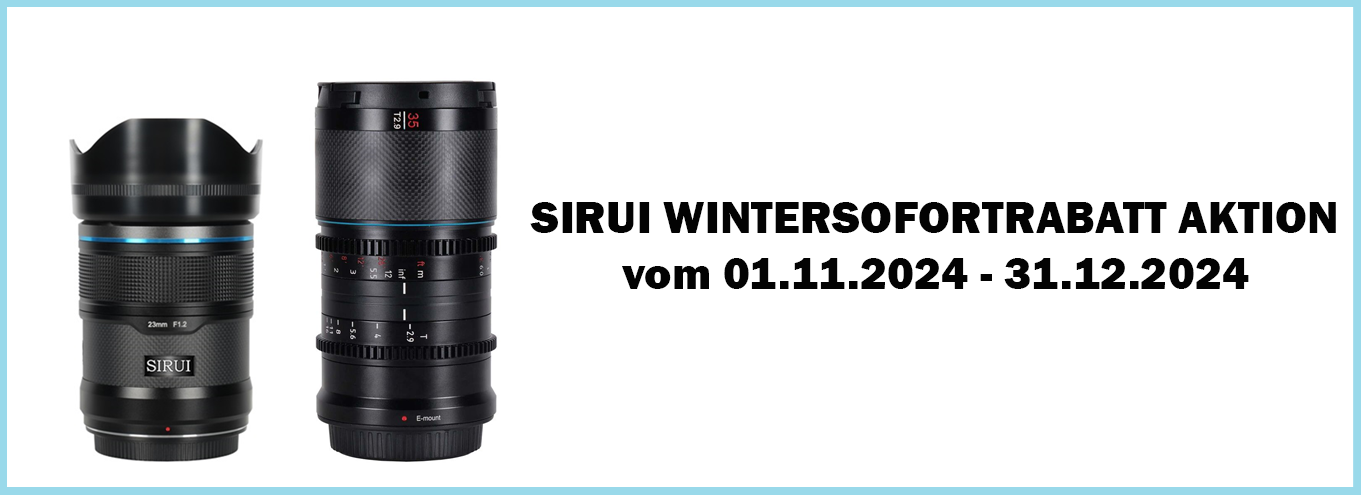 SIRUI WINTER SOFORTRABATTAKTION