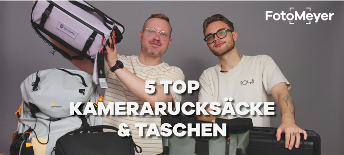 5 TOP KAMERARUCKSÄCKE & TASCHEN!