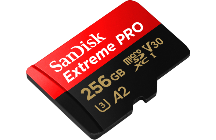 SanDisk Extreme Pro 256 GB 170MB/s micro SDXC UHS-I, U3, V30, A2