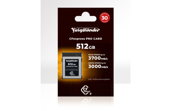 Voigtländer CFexpress Professional 512GB Typ-B (3700/3000 MB/s)