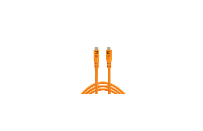 Tether Tools TetherPro Optima 10G Datenkabel USB-C an USB-C - 1,8 m (Orange)