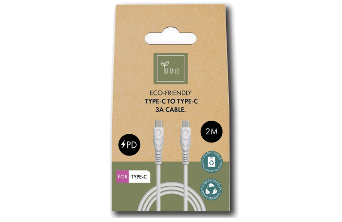 BIOnd Sync&Charge Cables Type-C to Type-C 3A 2M