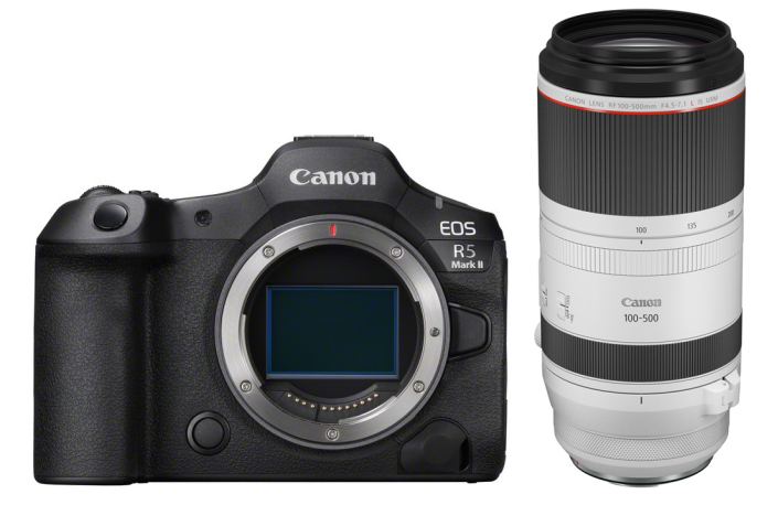 Canon EOS R5 Mark II Kit + RF100-500mm F4,5-7,1 L IS USM